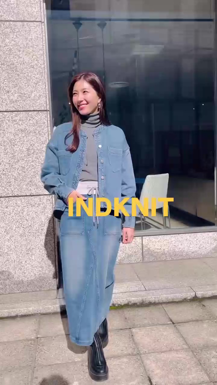 INDIMARK インディニット | マキシ丈ペインタースカート